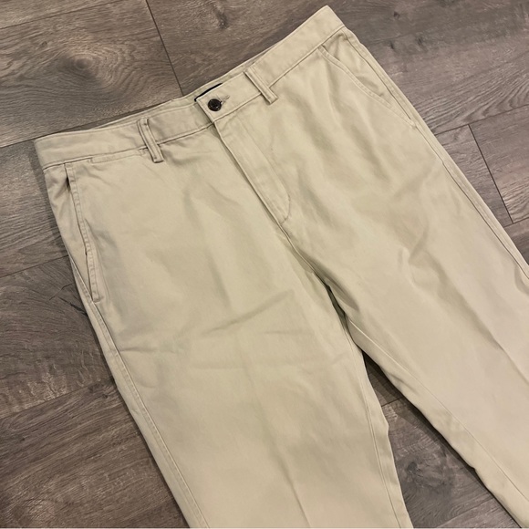 Lands End Chino Pants Size 34 Career Casual Pockets - Picture 2 of 5